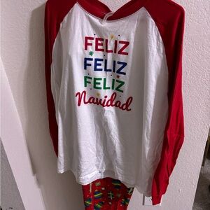 Christmas Pjs only a couple of times. Smoke free and pet free house.